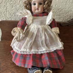 Antique German Doll With It Sleep Eyes All Original 