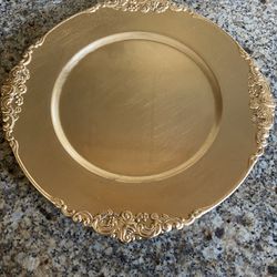 Antique Gold Chargers