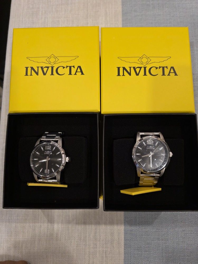 Invicta Men's Watch Celestial Black Dial Silver Stainless Steel Bracelet