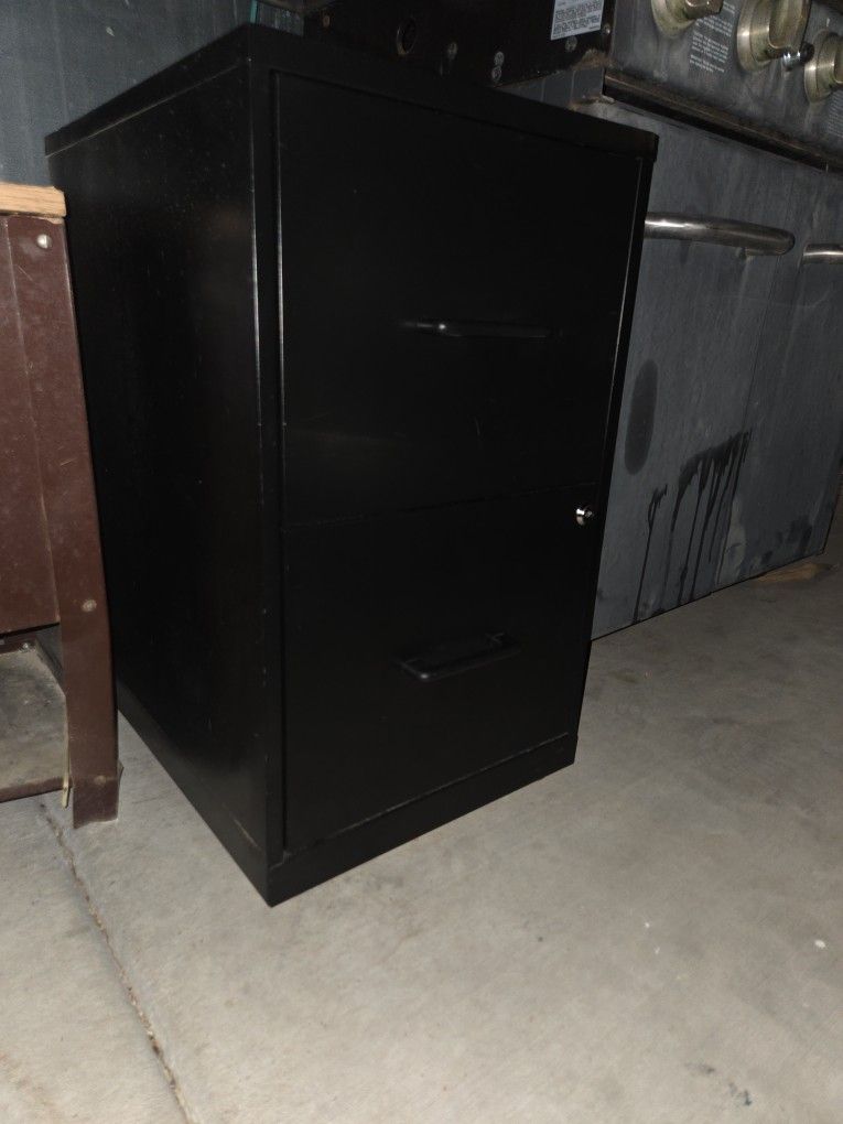 Black Filing Cabinet