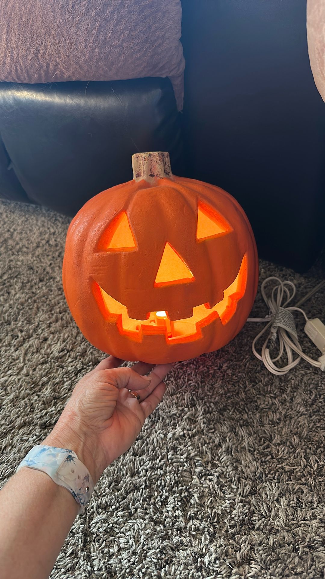 Light Up Halloween Jack-O'-Lantern 