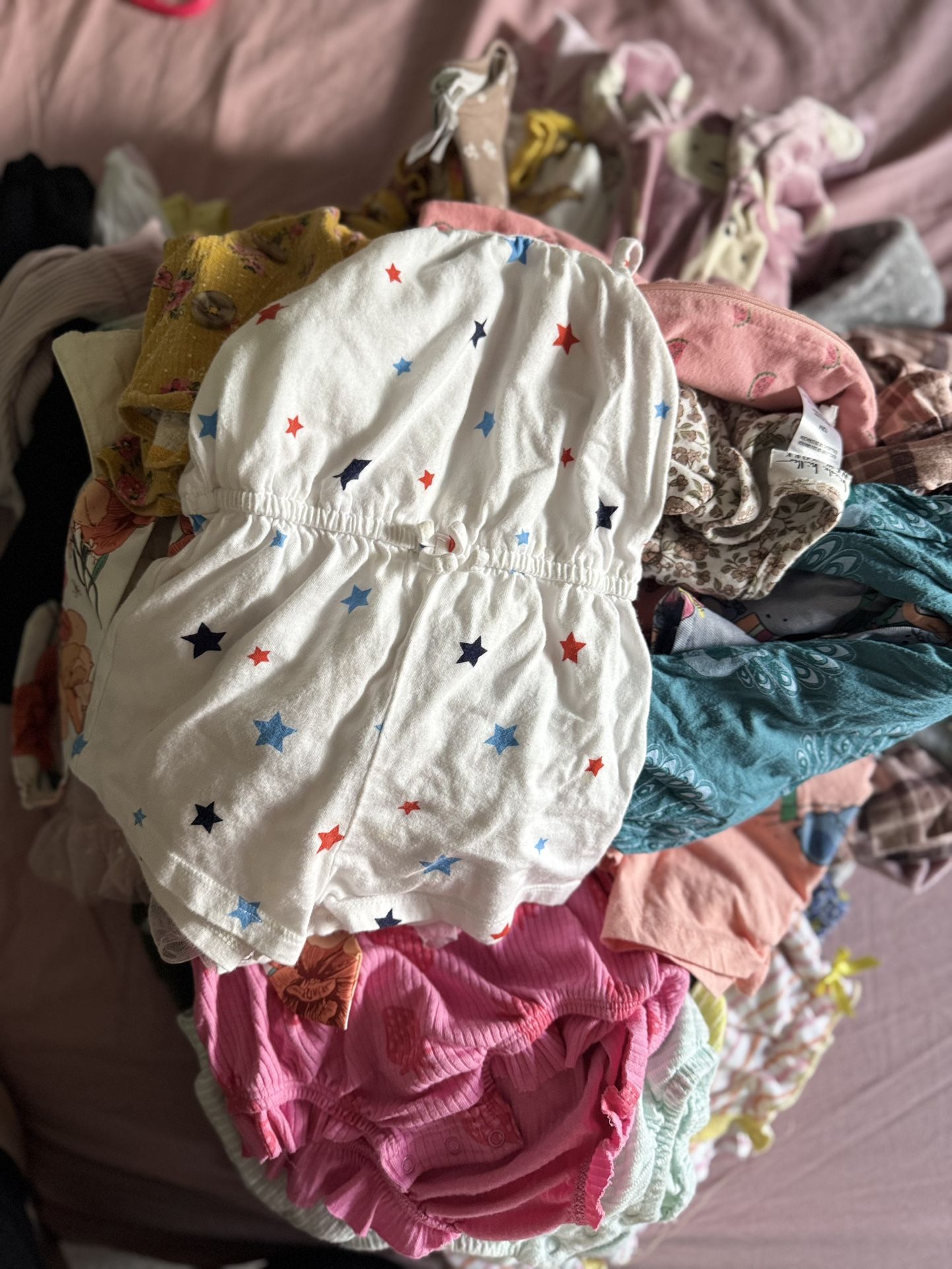 9 To 12 Month Babygirl Summer Clothes Lot