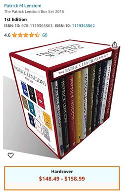 Book Set Patrick Lencioni