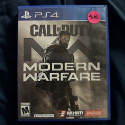 Call Of Duty Modern Warefare PS4
