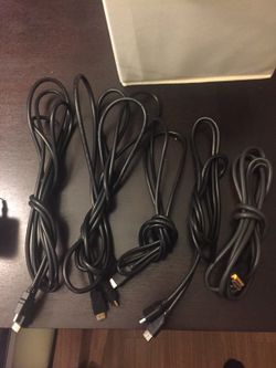 Various HDMI cords