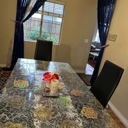 Dining Table With 4 Chairs