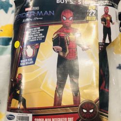 Spider Man Padded Boys Costume Size 6/7