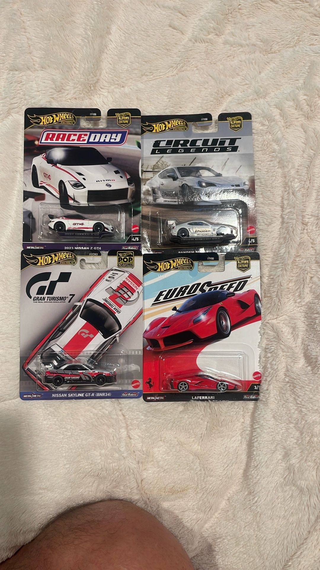 HOT WHEELS PREMIUM Lot Gran Turismo Euro Speed Circuit Legends Race Day