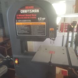 New Craftsman 1/3hp Bandsaw, Used Workbench & Used Skilsaw