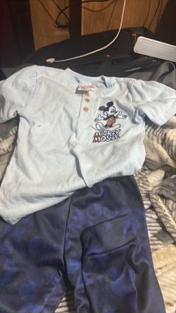 Mickey Mouse pants outfit
