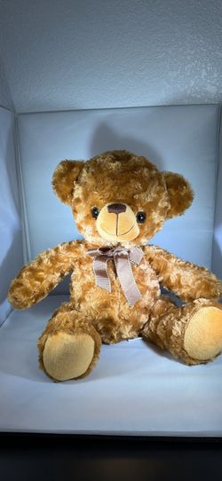 0026 Plush Cute Cuddle Brown Bear