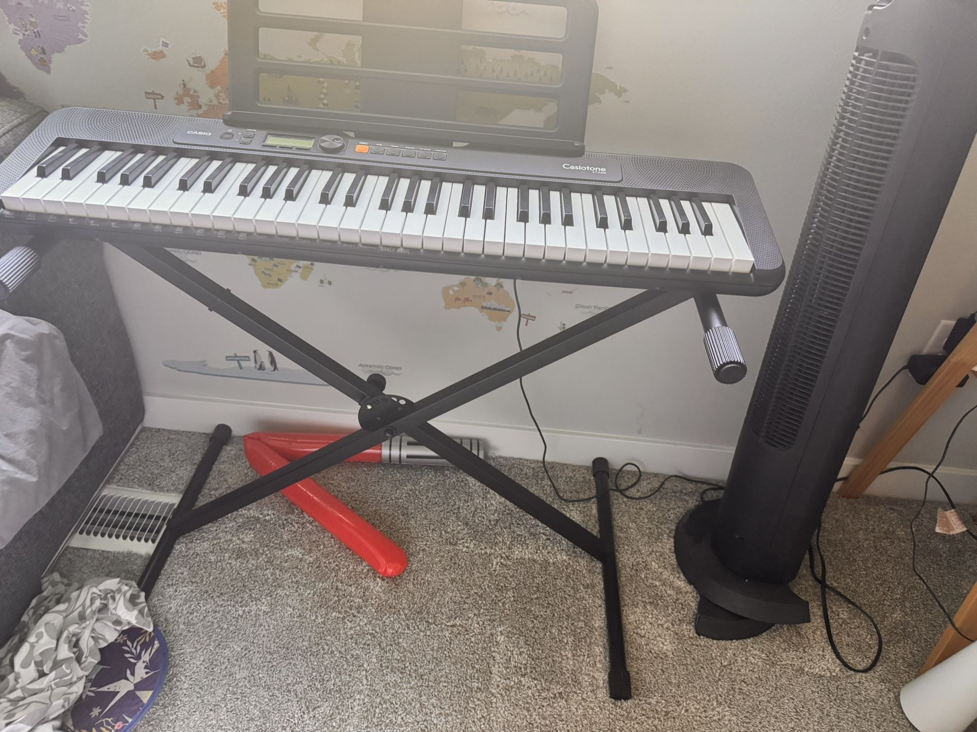 Casiotone CT-S200 Electronic Keyboard With Stand