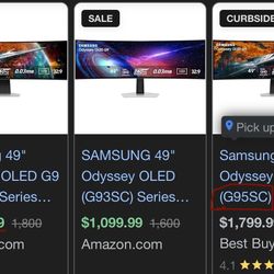 New/ Sealed Gaming Monitor - Samsung Odyssey G9 (G95SC)
