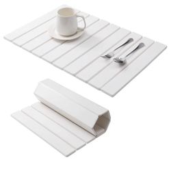 White Stone Dish Drying Mat