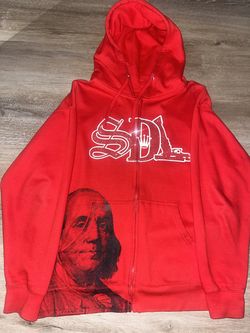Red Sdl Zip Up