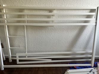 Twin size loft bed frame