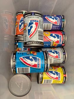 1997 Pinnacle WNBA Basketball Cards Cans