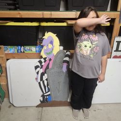 Beetlejuice Wood Cutout 