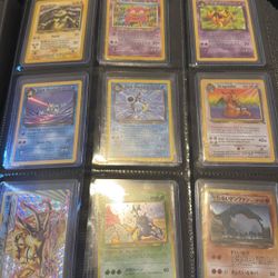 11 Vintage Pokemon Cards