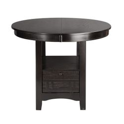 Round / Oval Counter Height Table with Storage Base