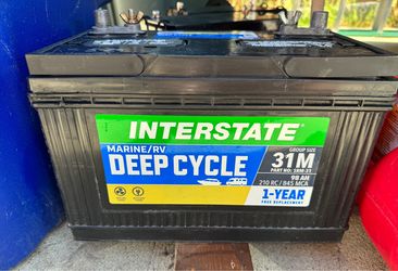 SMR-31 Interstate Battery, Marine/RV Deep Cycle , group size 31M,