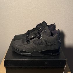 Black Cats Nike Jordan 4 Size 10
