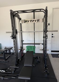 RitFit M2 Pro Power Rack, Smith, Pulley