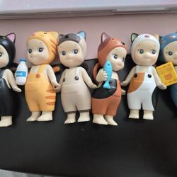 Lot Of 6 Sonny Angel Cat Life Series 