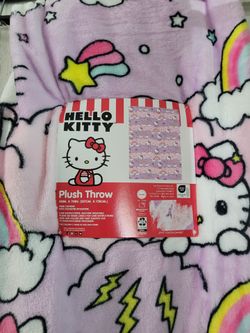 Hello Kitty Plush Throw