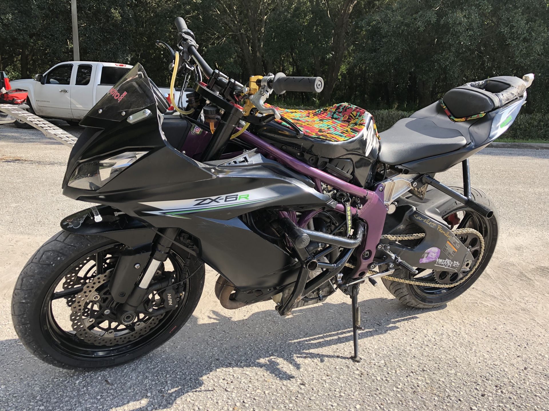 2015 Kawasaki Ninja Zx6r 636 Stunt Bike