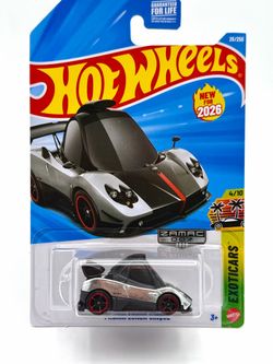 Hot Wheels ZAMAC 1:64 Scale Diecast Model - Pagani Zonda Cinque