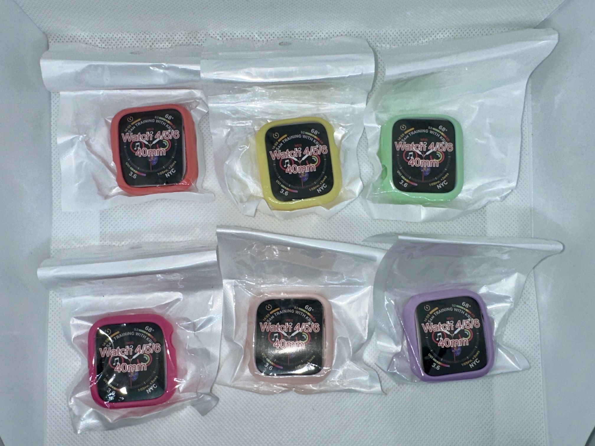 Apple Watch SE/4/5/6 40mm Flexible TPU Protective silicone Bumper Cases