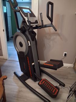 Pro form trainer it's touchscreen has wifi and Bluetooth has fan with resistance works great in great condition