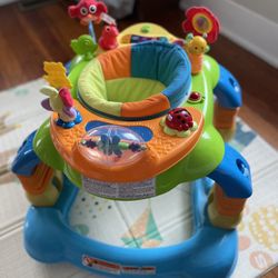 Delta Children Lil’ Play Station 4-in-1 Activity Walker, Blue