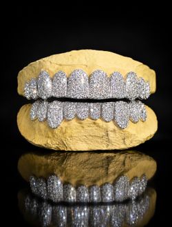 Lab diamond grills