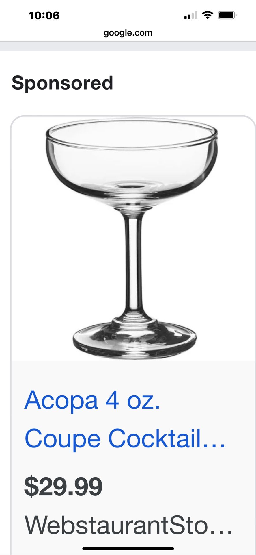 Champagne Fountain Glasses 60