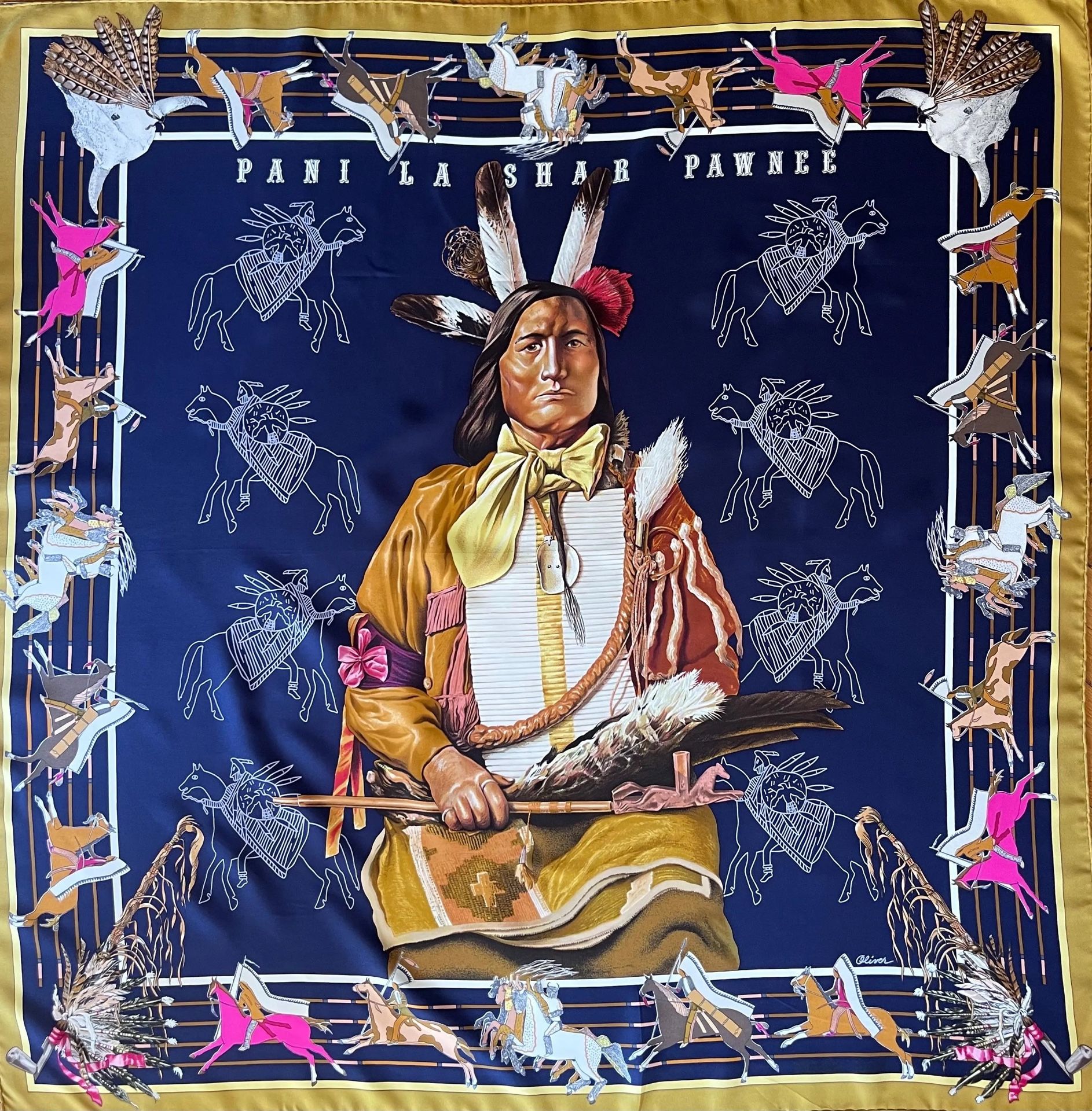 Hermes Scarf Pawnee Kermit Oliver