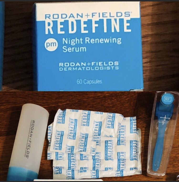 R +F skin tightening roller and night serum