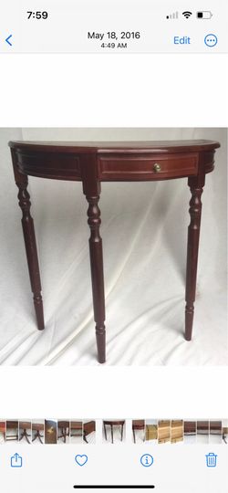 Leather Top Table