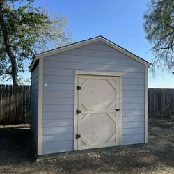 10x12 GABLE SHED included with 1 shed door , 2 free shelves 🌟Built on site no Hidden fees