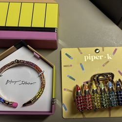 Teacher bracelet and hair accessory brand new 