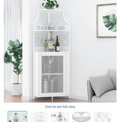 Corner style/art deco beverage cabinet