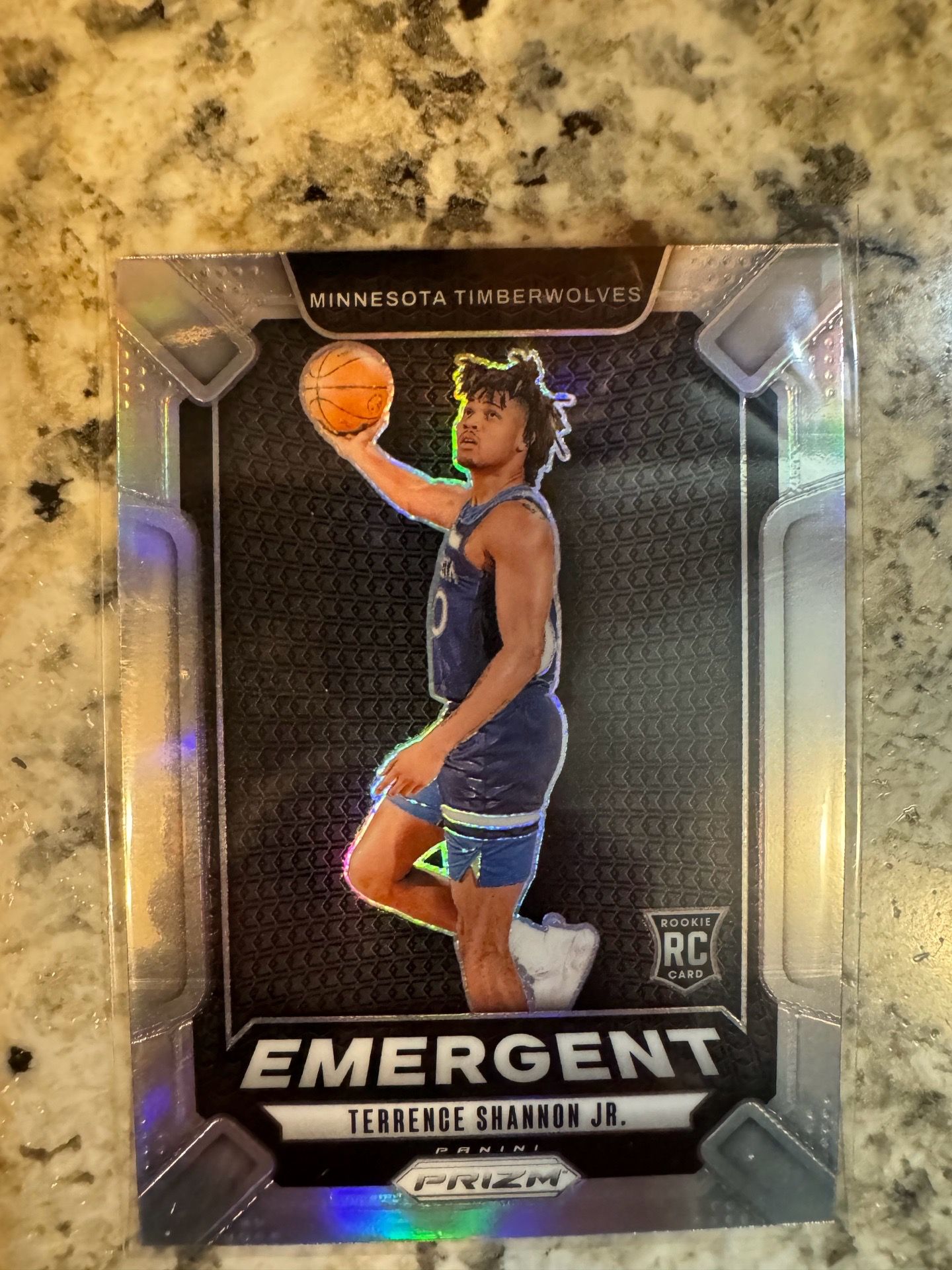 24-25 Panini Prizm - Terrence Shannon Jr. Emergent #17 Silver Prizm Rookie Card