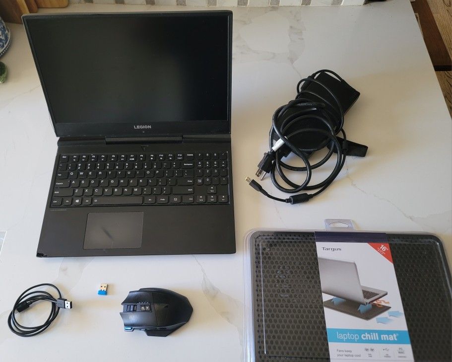Lenovo Legion Y545 Laptop, Double Drive Storage, comes with accessories .