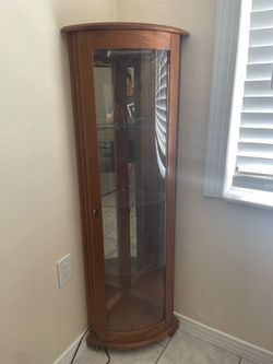 Cabinet with light $40 obo