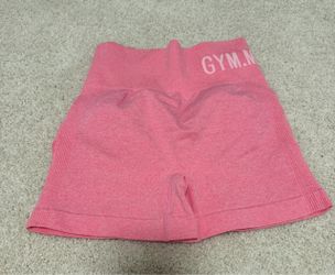 Gym Nation Pink Seamless Biker Shorts