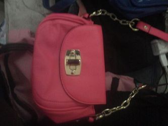 Hot pink purse