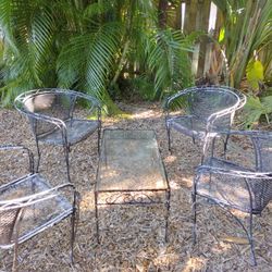 Wrought Iron Patio Set