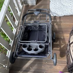 Joovy Twin Roo Double Stroller Travel System with 2 Chicco Adapters
