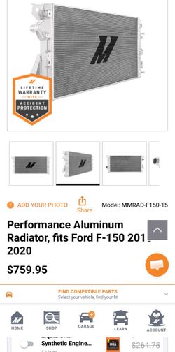 F150 performance radiator